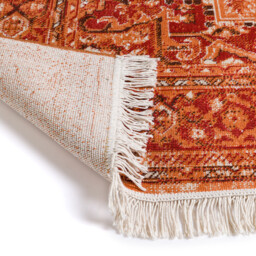 Rabeo Persian Style Cotton Blend Rug - thumbnail 3