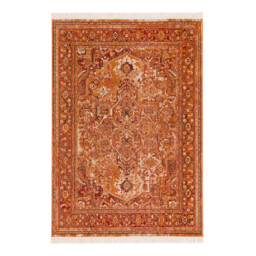 Rabeo Persian Style Cotton Blend Rug - thumbnail 1