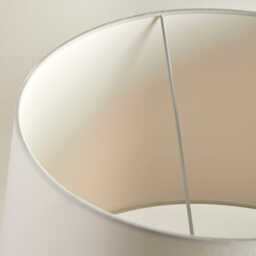 Hale Black Bronze Lamp & Coningsby White Lampshade - 35cm - thumbnail 3