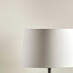 Hale Black Bronze Lamp & Coningsby White Lampshade - 35cm - thumbnail 5