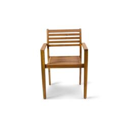 Aspen Wooden Garden Armchair - Set of 2 - thumbnail 4
