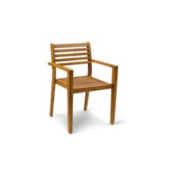 Aspen Wooden Garden Armchair - Set of 2 - thumbnail 5