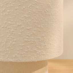 Chattendon Ivory Boucle Table Lamp - 32cm - thumbnail 5