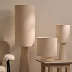 Chattendon Ivory Boucle Table Lamp - 32cm - thumbnail 3