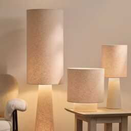 Chattendon Ivory Boucle Table Lamp - 32cm - thumbnail 4