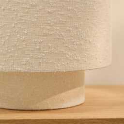 Chattendon Ivory Boucle Table Lamp - 32cm - thumbnail 6