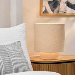 Chattendon Ivory Boucle Table Lamp - 32cm - thumbnail 2