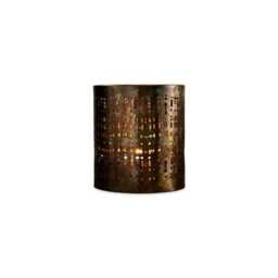 Herriard 10cm Metal Lantern - Rustic Gold - thumbnail 5