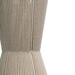 Bari White Cotton String Tapered Pendant - thumbnail 6