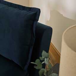 Harlow Single Sofa Bed - Ink Velvet - thumbnail 4