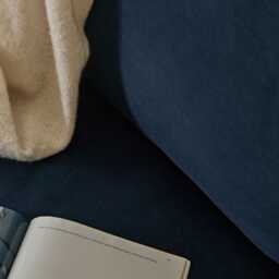 Harlow Single Sofa Bed - Ink Velvet - thumbnail 5