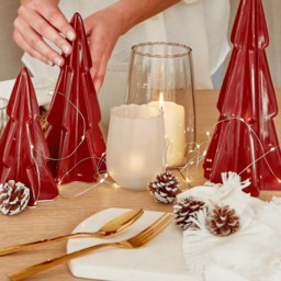 Dalen 10cm Glass Tealight Holder - Frosted - thumbnail 2