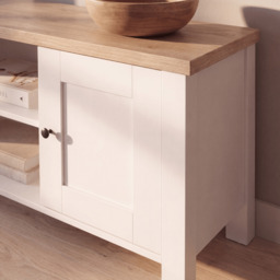 Bampton Alabaster White TV Unit - thumbnail 3