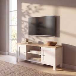 Bampton Alabaster White TV Unit - thumbnail 2