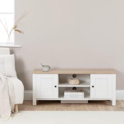 Bampton White TV Unit - thumbnail 3
