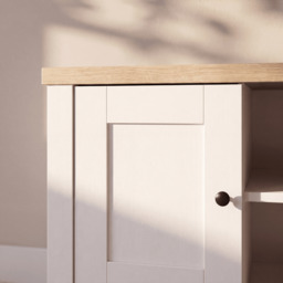 Bampton Alabaster White TV Unit - thumbnail 4