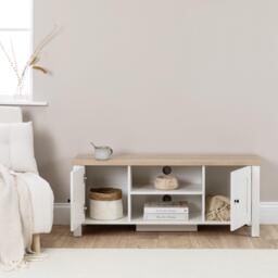 Bampton White TV Unit - thumbnail 4