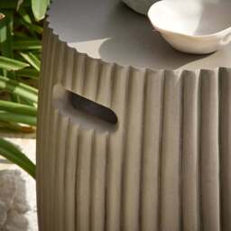 Jabari Small Dark Grey Side Table - thumbnail 3