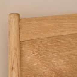 Ida King Size Wooden Bed - Whitewash Oak - thumbnail 5