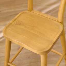 Silvester Pale Oak Bar Stool with Backrest - thumbnail 4