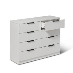 Essie 8 Drawer Chest of Drawers - Pure White - thumbnail 2
