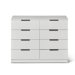 Essie 8 Drawer Chest of Drawers - Pure White - thumbnail 4