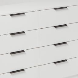 Essie 8 Drawer Chest of Drawers - Pure White - thumbnail 6