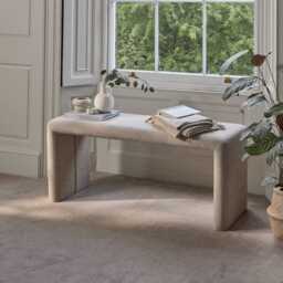 Kamiko Bench - Mink Taupe