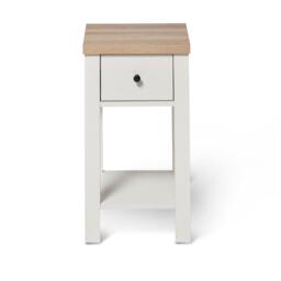 Bampton 1 Drawer Bedside Table - Alabaster White - Set of 2 - thumbnail 6