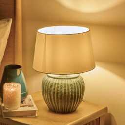 Elmer 27cm Ceramic Lamp Base - Teal Blue - thumbnail 2