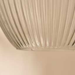 Rosehill 31cm Glass Pendant Light - Clear & Gold - thumbnail 3