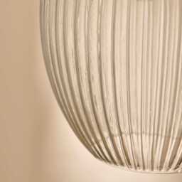 Rosehill 31cm Glass Pendant Light - Clear & Gold - thumbnail 6