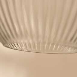 Rosehill 31cm Glass Pendant Light - Clear & Gold - thumbnail 5