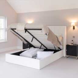 Alice Double Ottoman Bed - Boucle - thumbnail 2