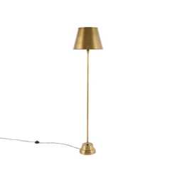 Stowe 136cm Metal Floor Lamp - Gold - thumbnail 4