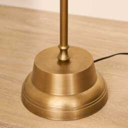 Stowe 136cm Metal Floor Lamp - Gold - thumbnail 3