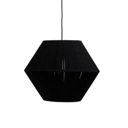 Neri Black Cotton String Pendant - thumbnail 6