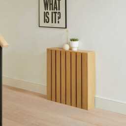 Willow Small Radiator Cover - Pale Oak - thumbnail 1