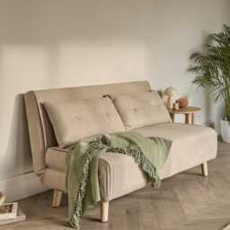 Carter Round Side Table - Whitewash Oak - thumbnail 2