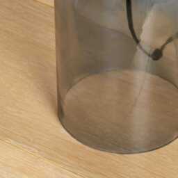 Sutton 50cm Lamp - Smoked Glass - thumbnail 4