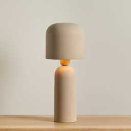 Eltham 39cm Metal Table Lamp - Taupe - thumbnail 5