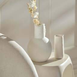 Sohan 32cm Side Table - Sand Concrete - thumbnail 2