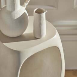 Sohan 32cm Side Table - Sand Concrete - thumbnail 4