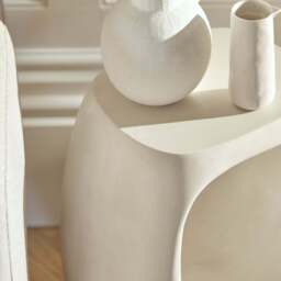 Sohan 32cm Side Table - Sand Concrete - thumbnail 5
