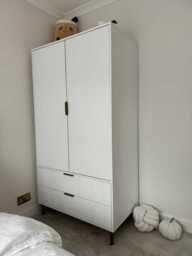 Gloria Double Wardrobe - White - thumbnail 5