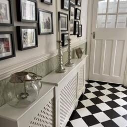 Edith Radiator Cover - White - Adjustable - thumbnail 6