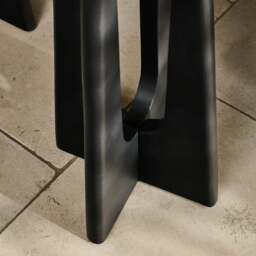 Kehlani Jet Black Mango Wood Bar Stool - thumbnail 5