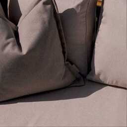 Rowan Arm Section Garden Cushion Covers - Grey