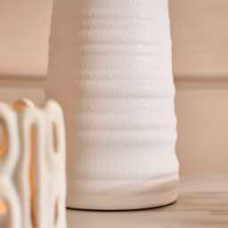 Burleigh 43cm Ceramic Table Lamp Base - White - thumbnail 5