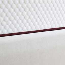 Luna Memory Foam Double Mattress - Burgundy Red Zip - thumbnail 3